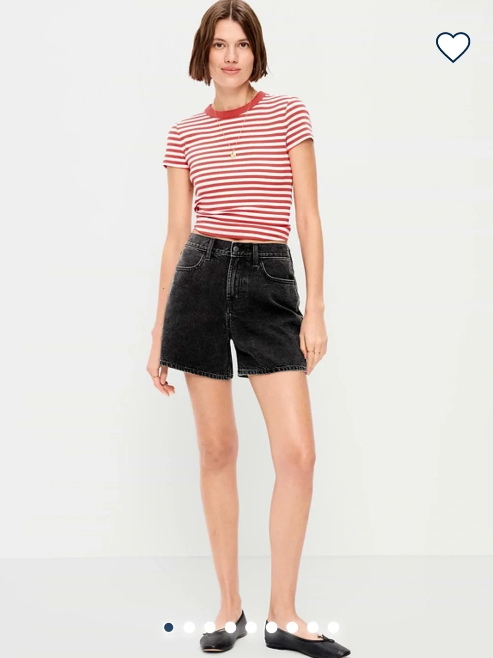 Old Navy Wow Baggy Jean shorts 5 inseam in color Nixie